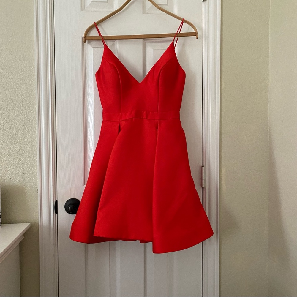 Red JVN Homecoming Formal Dress